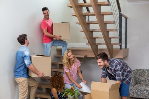 Commercial moving team planning a business relocation in Strawberry Hill