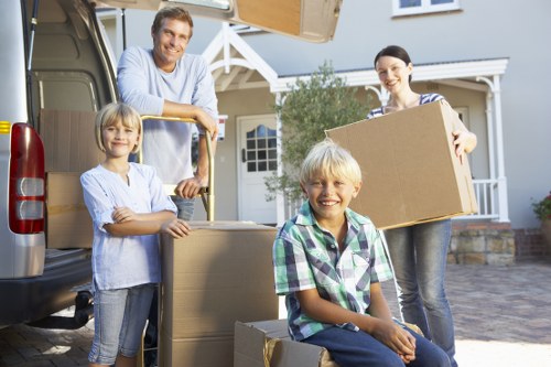 Home removal packing and loading support for a Strawberry Hill property