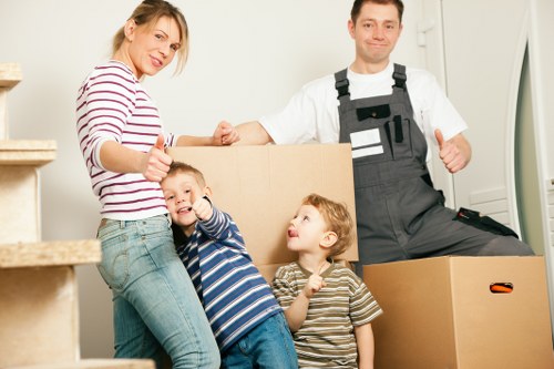Moving a flat in Strawberry Hill with a local van and helper